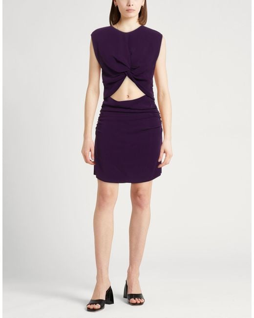 Jucca Purple Mini Dress
