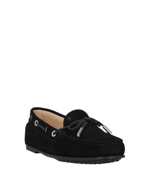 Tod's Black Loafers