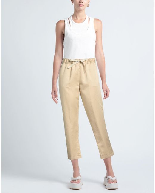 Semicouture Natural Trouser