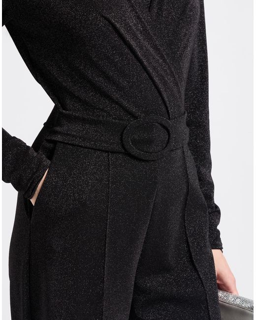 La Petite Robe Di Chiara Boni Black Jumpsuit Polyamide, Viscose, Elastane, Polyester