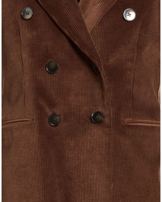 Lardini Brown Blazer Cotton, Elastane for men