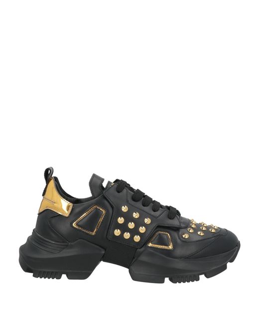 Les Hommes Black Sneakers for men