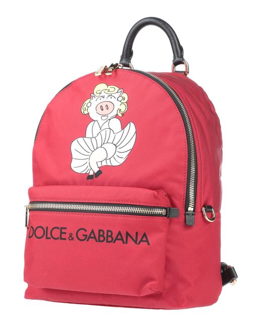 Dolce & Gabbana Red Rucksack