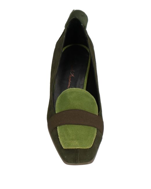 Daniele Ancarani Green Dark Loafers Soft Leather