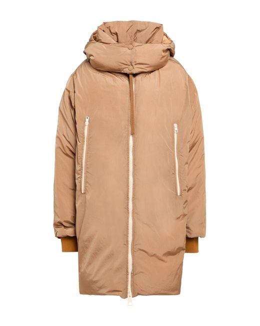 Alysi Natural Chocolat Camel Puffer Polyamide, Cotton, Elastane, Polyester