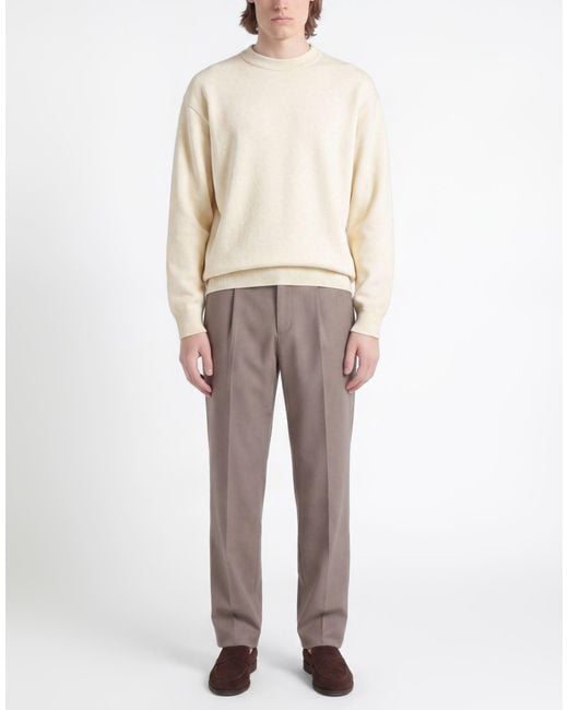 Daniele Fiesoli White Lab Ivory Sweater Merino Wool, Cashmere for men