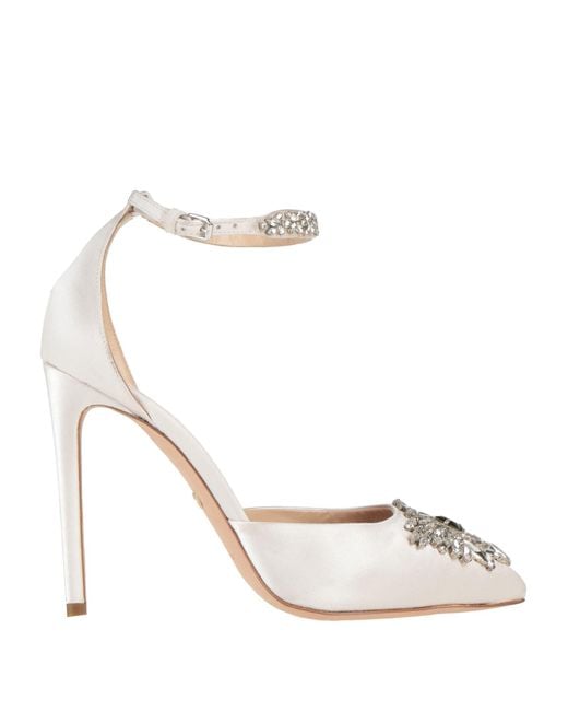 Giambattista Valli Metallic Pumps Textile Fibers