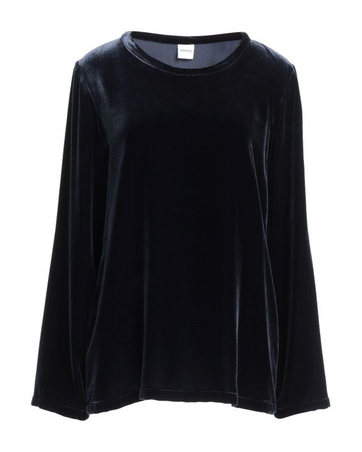 Aspesi Black Top Viscose, Silk