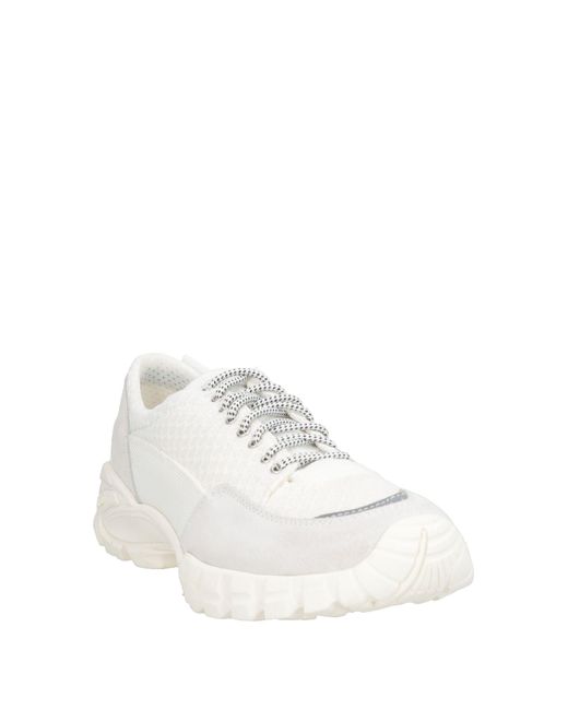 Diemme White Sneakers Leather, Textile Fibers for men