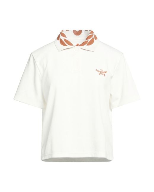 Polo MCM en coloris White