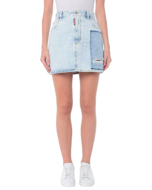 DSquared² Blue Denim Skirt