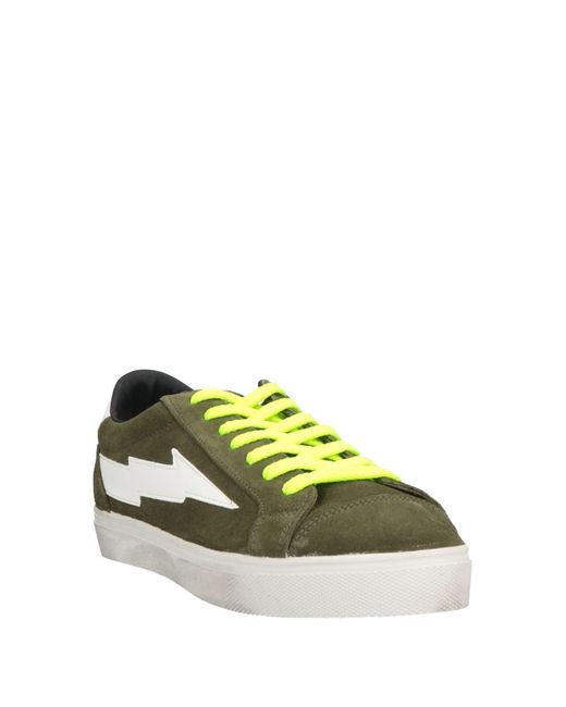 Sanyako Green Sneakers for men