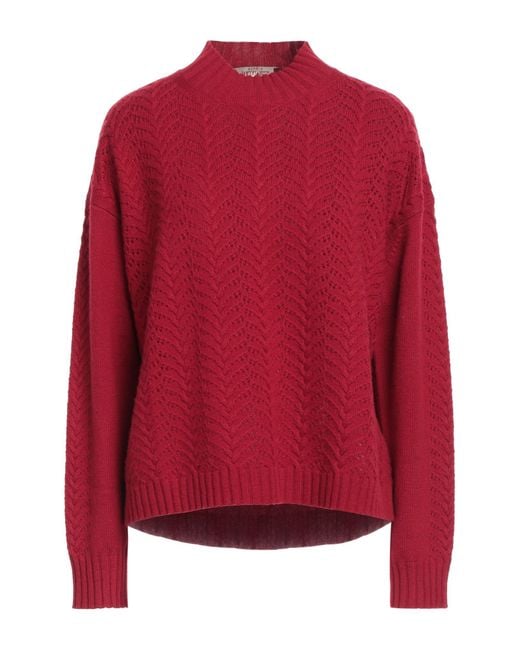 Max Mara Red Sweater Wool, Cashmere