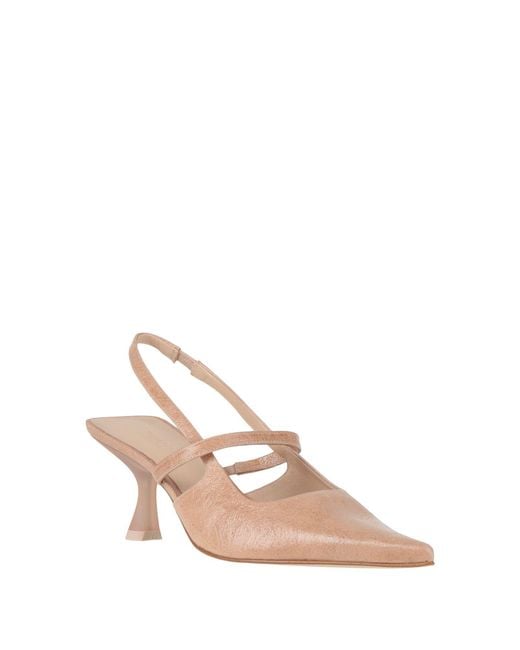 Zinda Pink Blush Pumps Leather