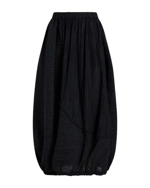 Tadashi Shoji Black Midi Skirt