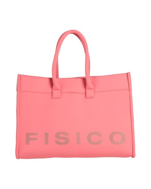 Fisico Pink Handbag Polyester, Polyamide