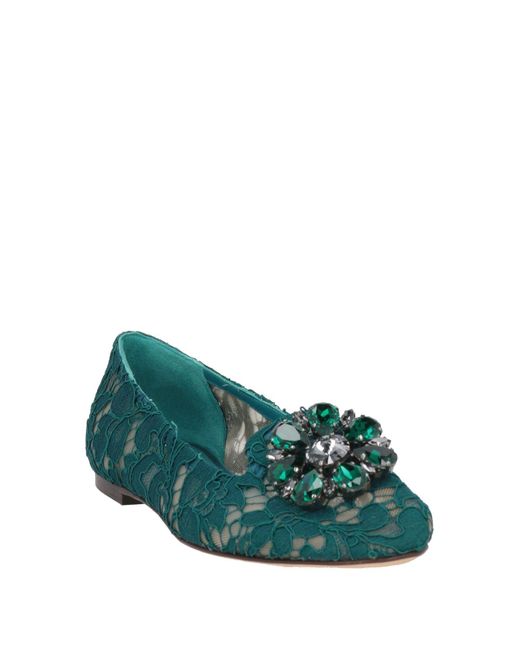 Dolce & Gabbana Green Loafers
