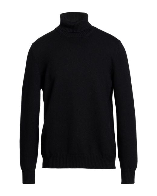 LA BIELLESE Black Turtleneck for men