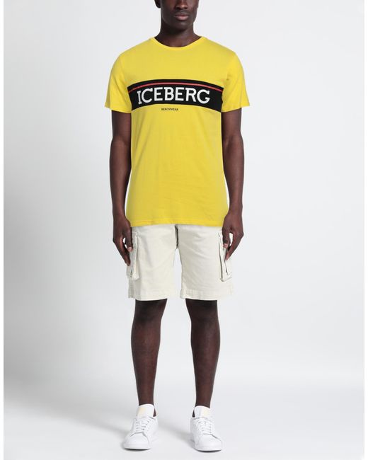 Iceberg Yellow T-shirt for men