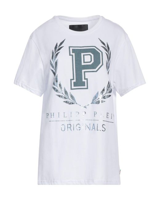 Philipp Plein Blue T-Shirt Cotton