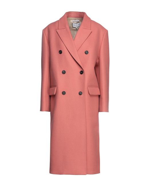 salmon pink coat