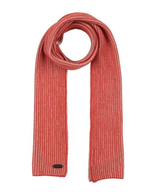 Moorer Red Scarf Wool, Cashmere