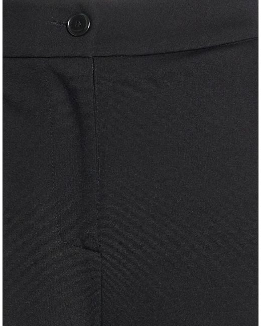 Motel Blue Pants Viscose, Polyamide, Elastane