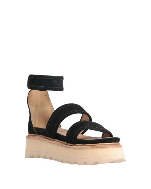 Apepazza Black Sandals