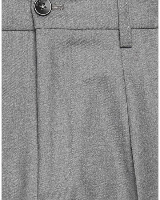 BE ABLE Gray Light Pants Virgin Wool, Elastane for men