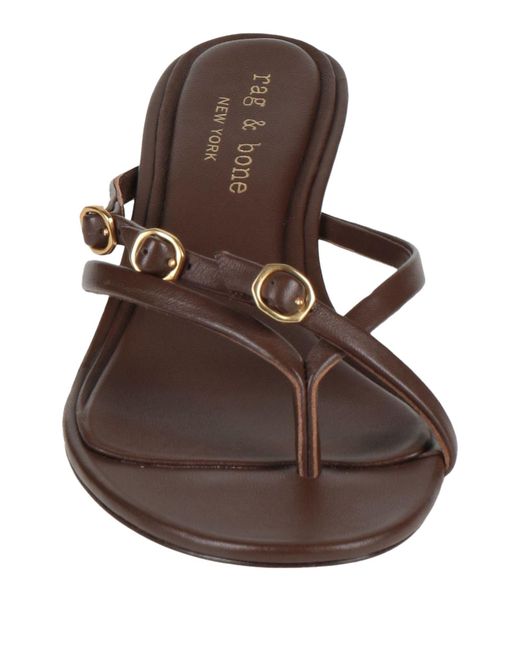 Rag & Bone White Thong Sandal