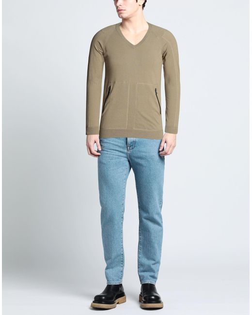 Daniele Alessandrini Green Sweater for men