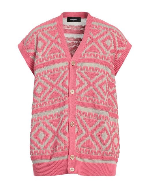 DSquared² Pink Cardigan for men