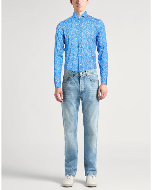 Fedeli Blue Shirts for men