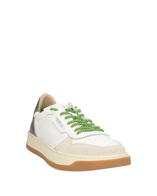 Replay White Sneakers for men