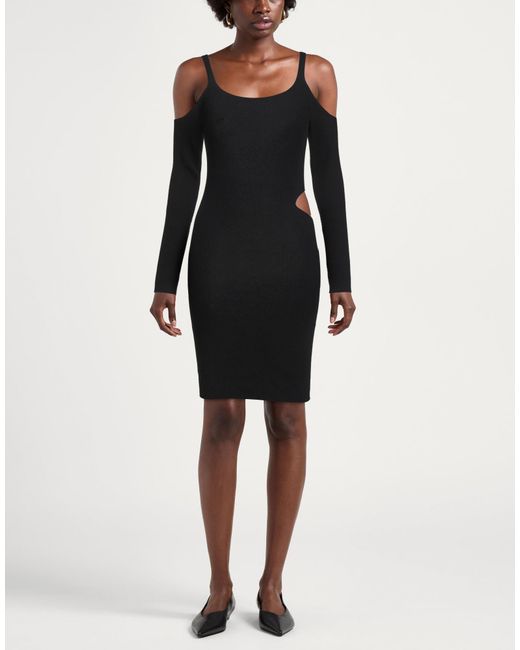 Kontatto Black Mini Dresses