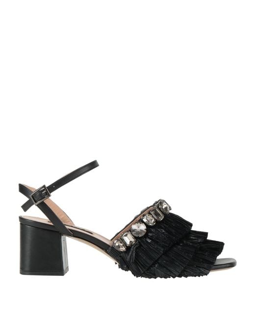 Marina Rinaldi Black Sandals