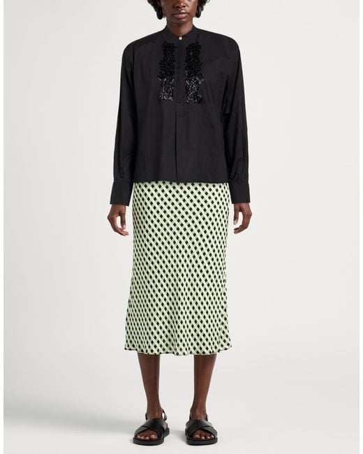 Top Antik Batik de color Black