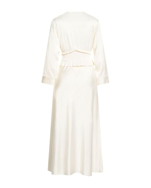 Sandro White Midi Dress