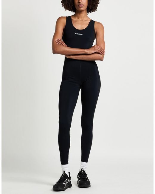 Jil Sander Black Jumpsuit Polyamide, Elastane