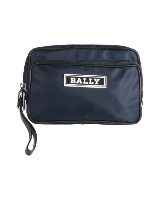 Bally Blue Midnight Beauty Case Textile Fibers, Soft Leather for men