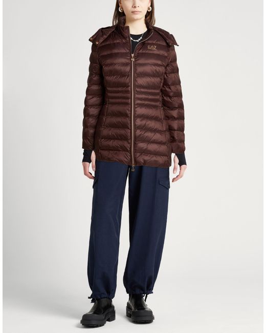 EA7 Brown Puffer