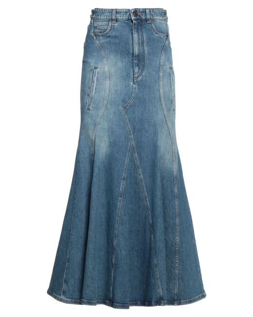 Burberry Blue Maxi Skirt