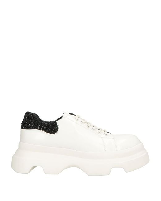 Jeannot Natural Lace-Up Shoes Leather