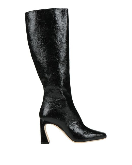 Alberta Ferretti Black Boot Leather
