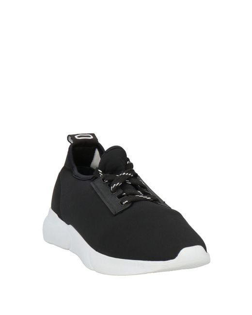 Moschino Black Sneakers Textile Fibers