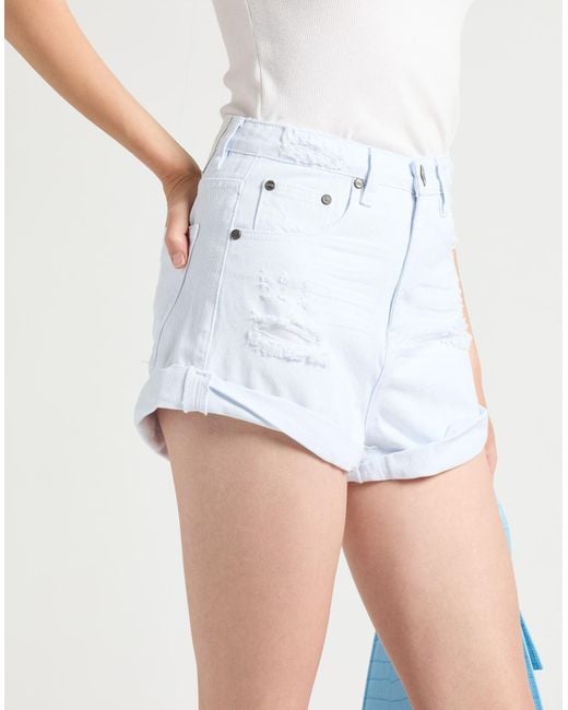 One Teaspoon Blue Denim Shorts