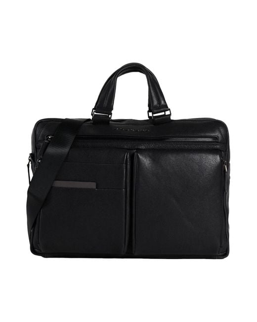 Piquadro Black Handbag for men