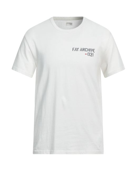 FAY ARCHIVE White T-shirt for men