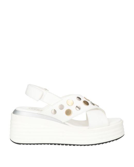 Apepazza White Sandals Synthetic Material