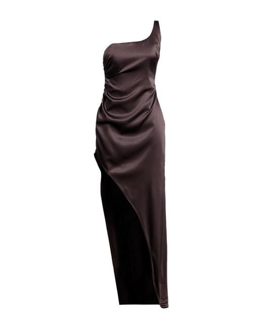 Alessandra Rich Purple Maxi Dress